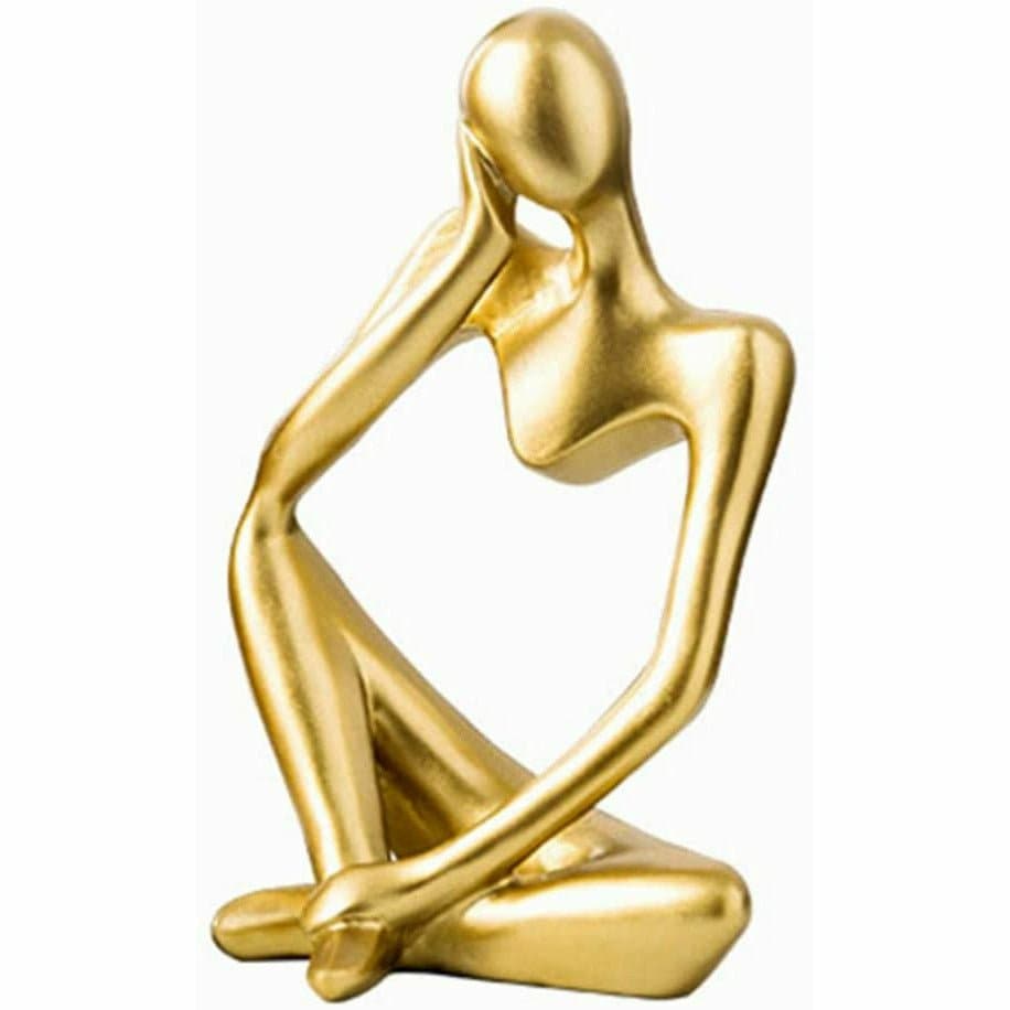 Thinker Style Abstract Sculpture Statue - HER Home Design Boutique